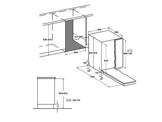 Встраиваемая посудомоечная машина VARD VDI651C